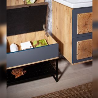 Банкетка Бриклаер Форест 4627125414732 60 см серый